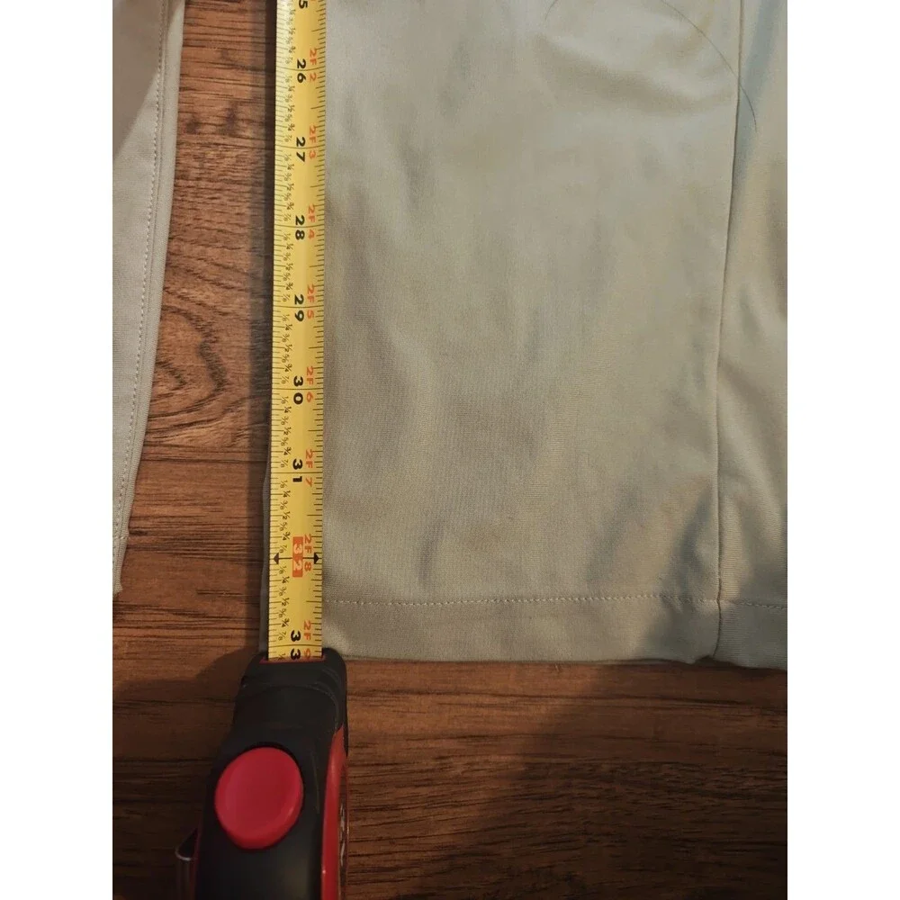 Rhone Commuter Slim Pants Men’s 32x33 Tan Khaki Tech Performance Office